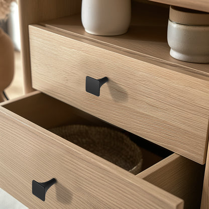 Modern Flat Square Cabinet Knobs HESTIA HARDWARE Cabinet Knobs