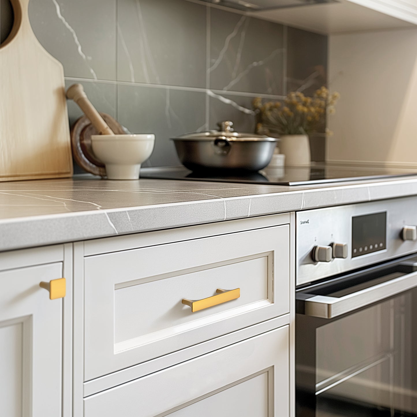 Modern Flat Cabinet Handles HESTIA HARDWARE Cabinet Pulls