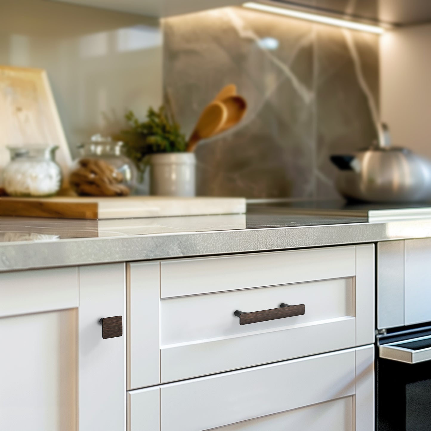 Modern Flat Cabinet Handles HESTIA HARDWARE Cabinet Pulls