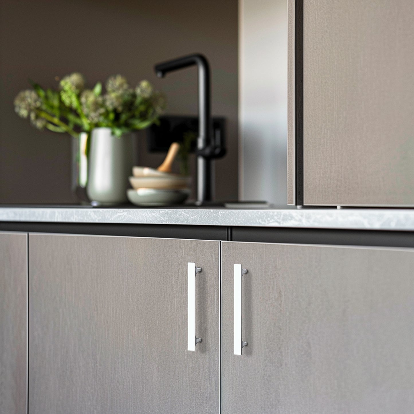 Modern Flat Cabinet Handles HESTIA HARDWARE