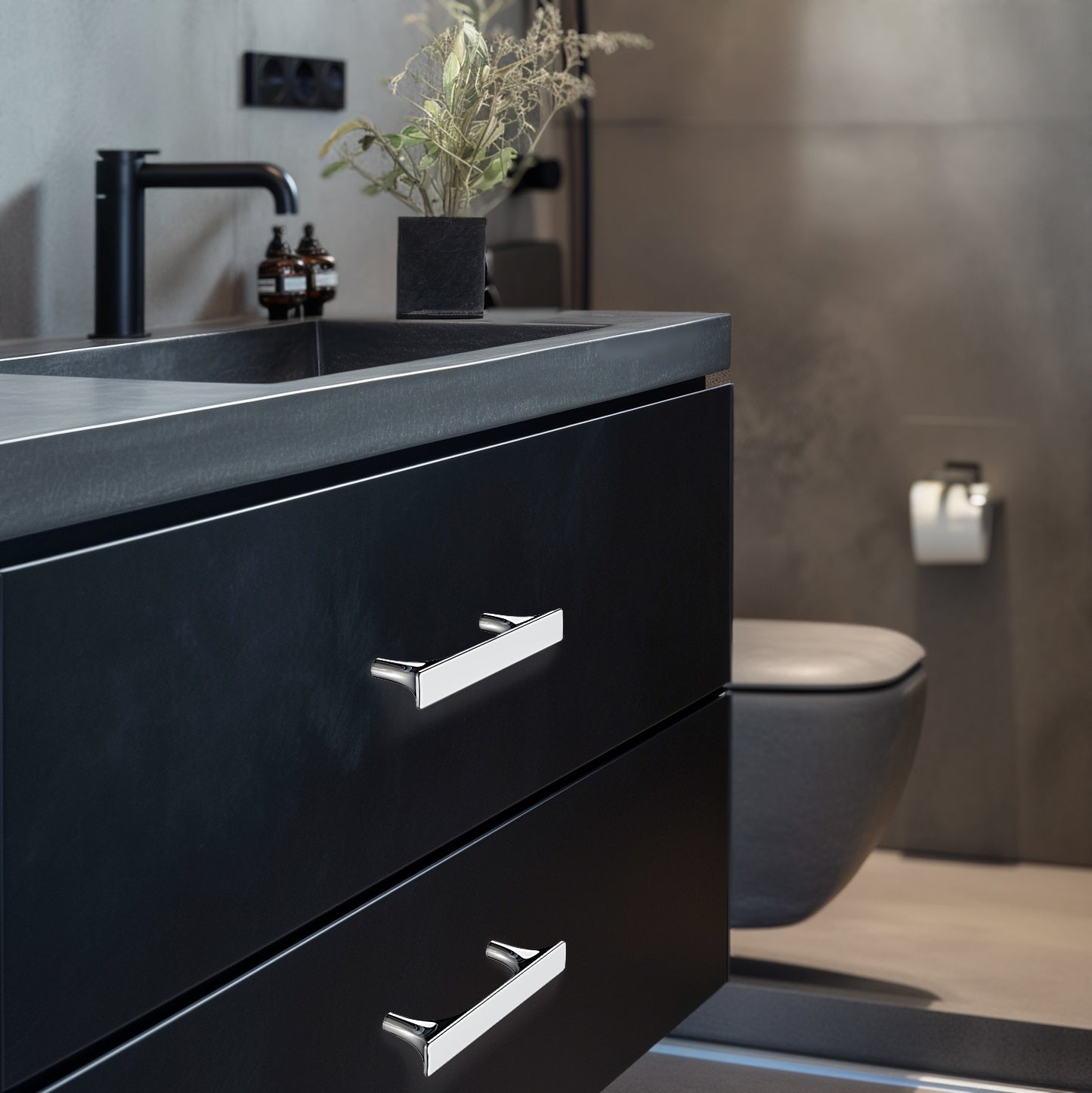 Modern Flat Cabinet Handles HESTIA HARDWARE