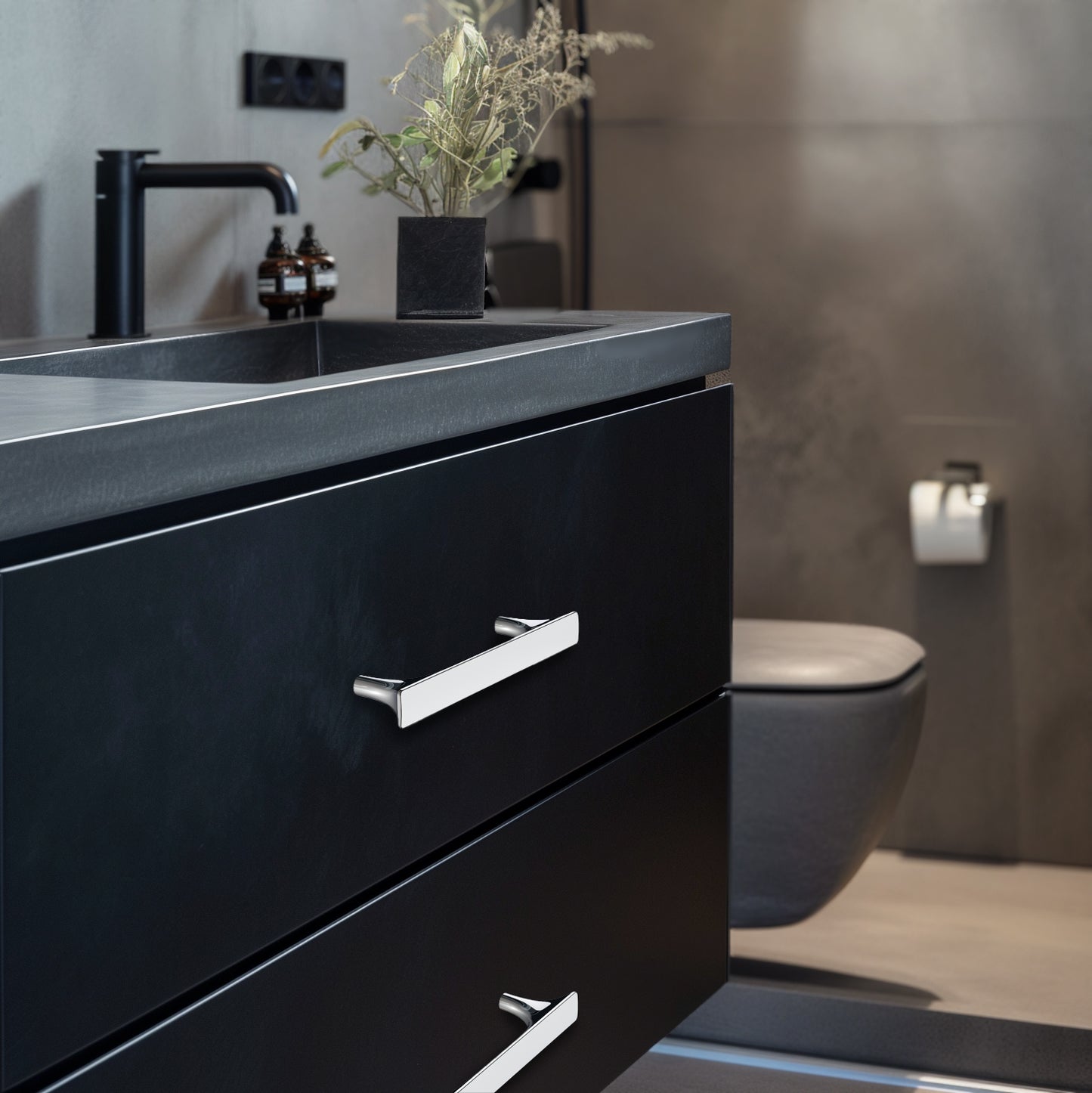 Modern Flat Cabinet Handles HESTIA HARDWARE