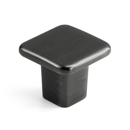 Modern Curved Edge Square Drawer Knobs HESTIA HARDWARE