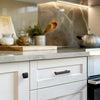 Modern Curved Edge Flat Bar Pull