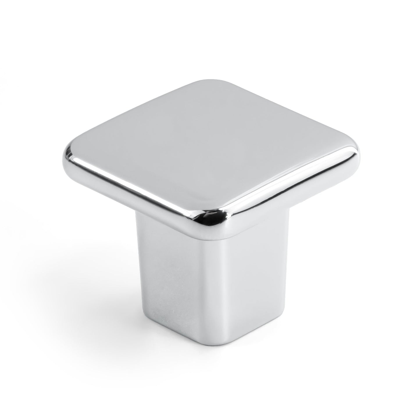 Modern Curved Edge Square Drawer Knobs HESTIA HARDWARE