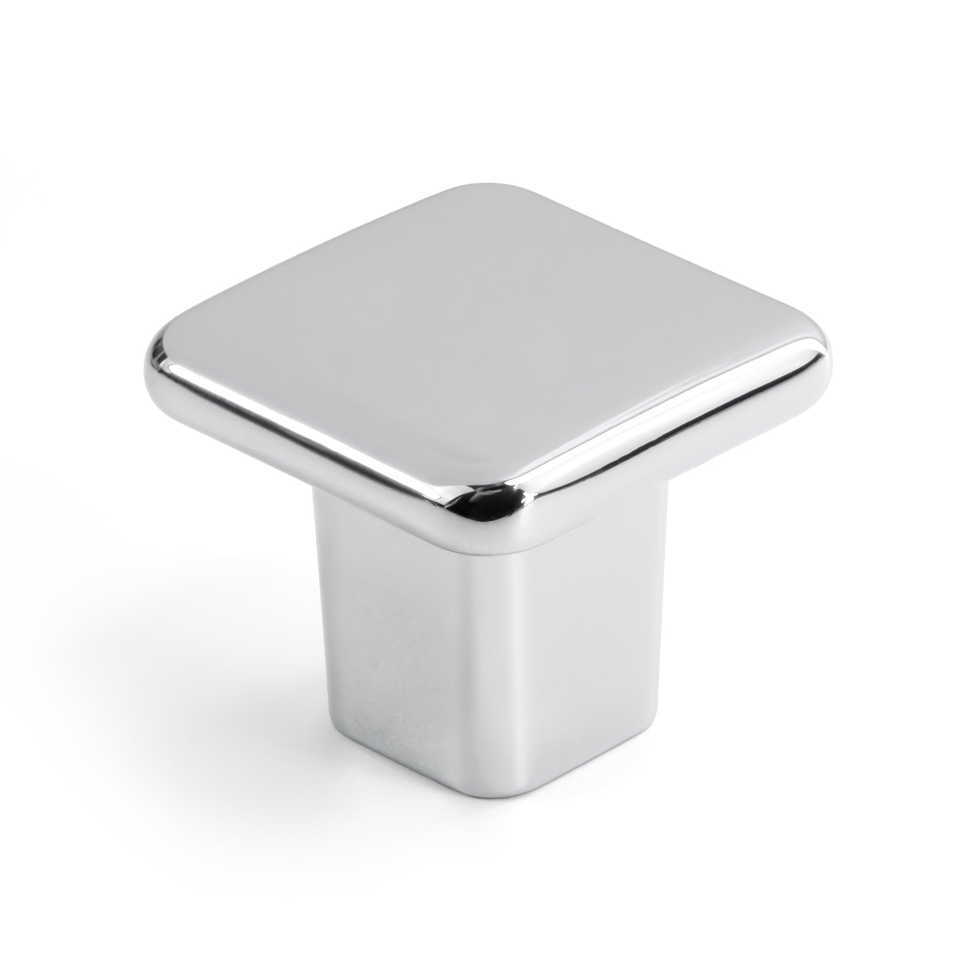 Modern Curved Edge Square Drawer Knobs HESTIA HARDWARE