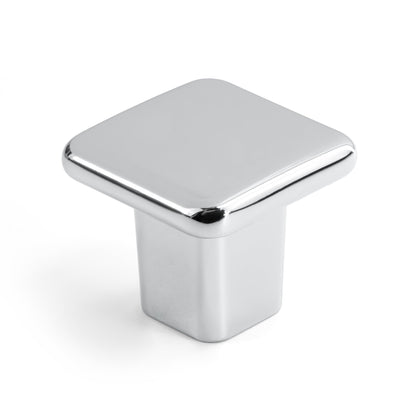 Modern Curved Edge Square Drawer Knobs HESTIA HARDWARE