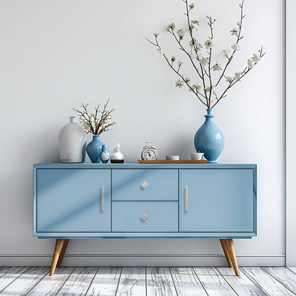 Modern Curved Edge Flat Bar Pull HESTIA HARDWARE