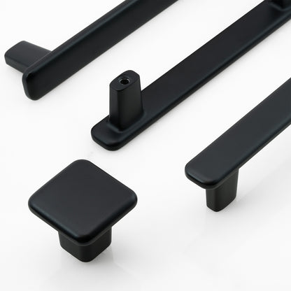 Modern Curved Edge Square Drawer Knobs HESTIA HARDWARE