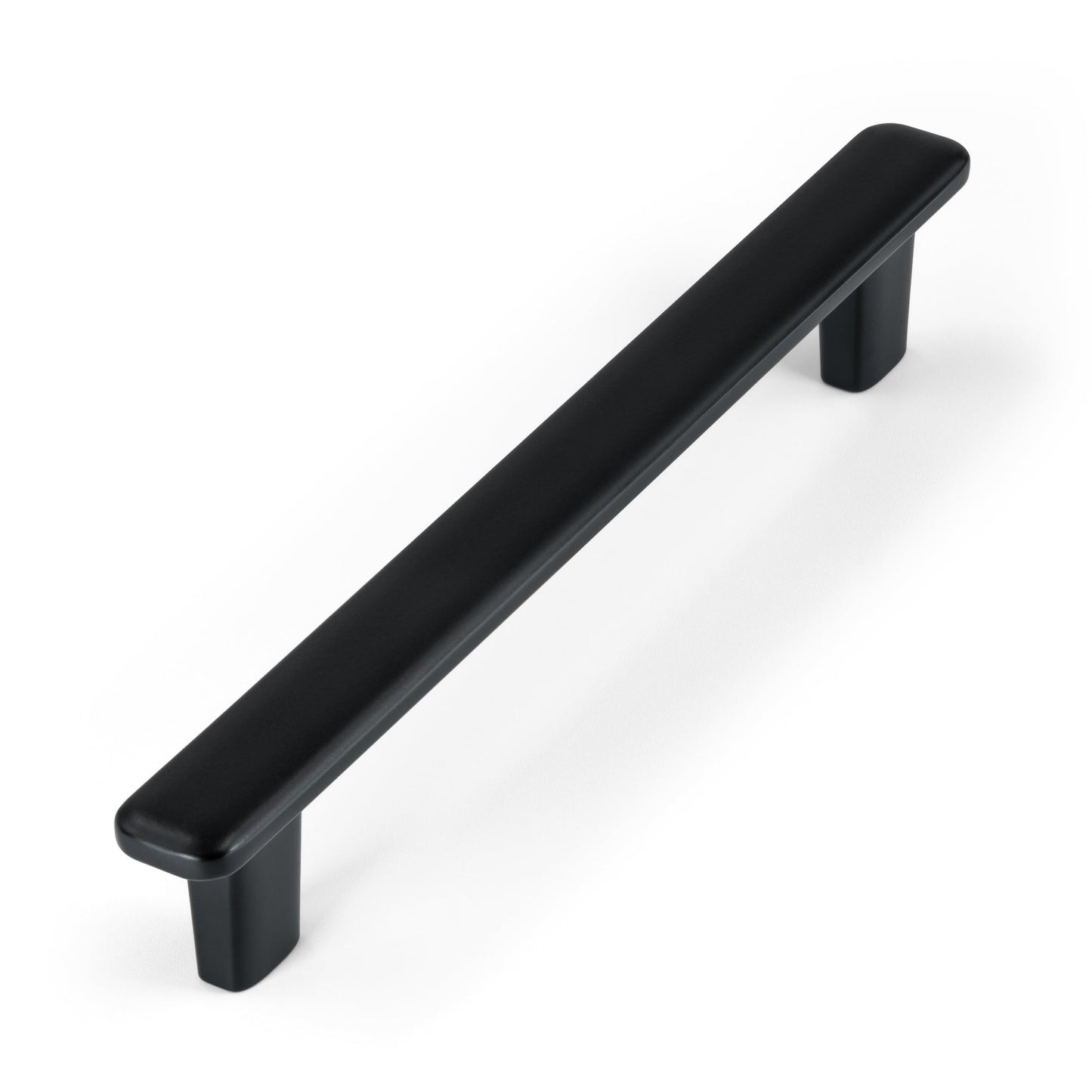 Modern Curved Edge Flat Bar Pull HESTIA HARDWARE