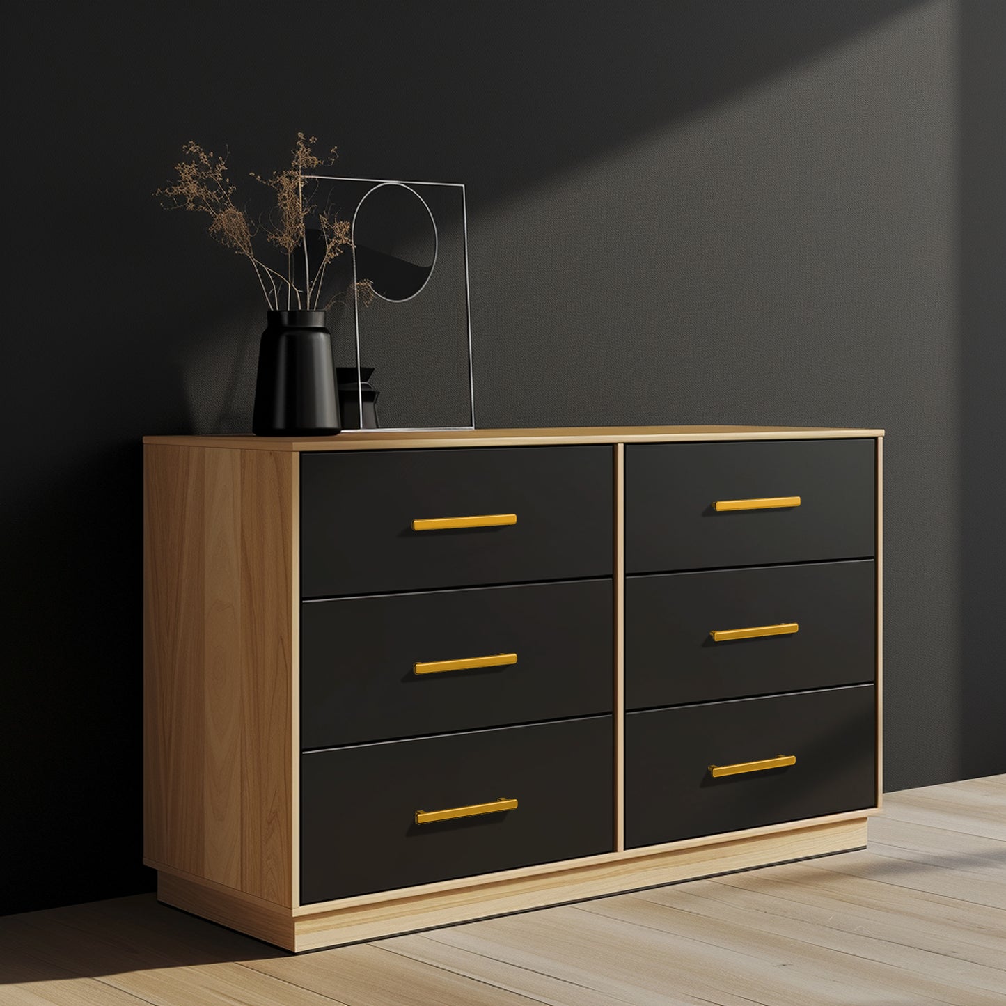 Modern Curved Edge Flat Bar Pull HESTIA HARDWARE