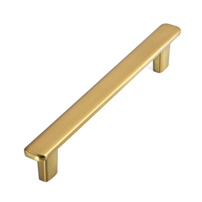 Modern Curved Edge Flat Bar Pull HESTIA HARDWARE