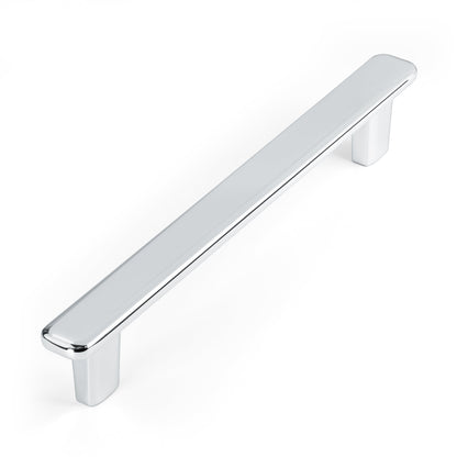 Modern Curved Edge Flat Bar Pull HESTIA HARDWARE