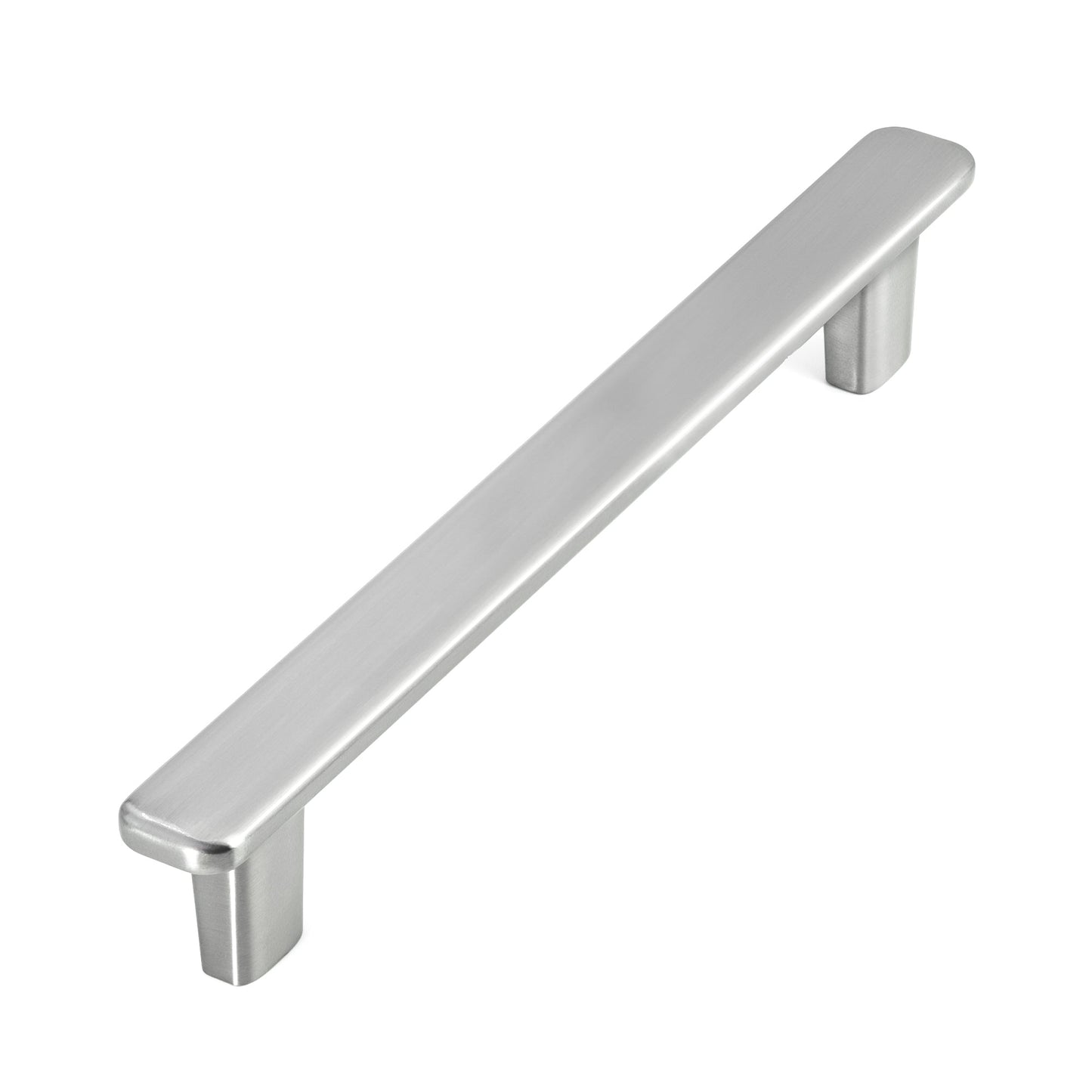 Modern Curved Edge Flat Bar Pull HESTIA HARDWARE