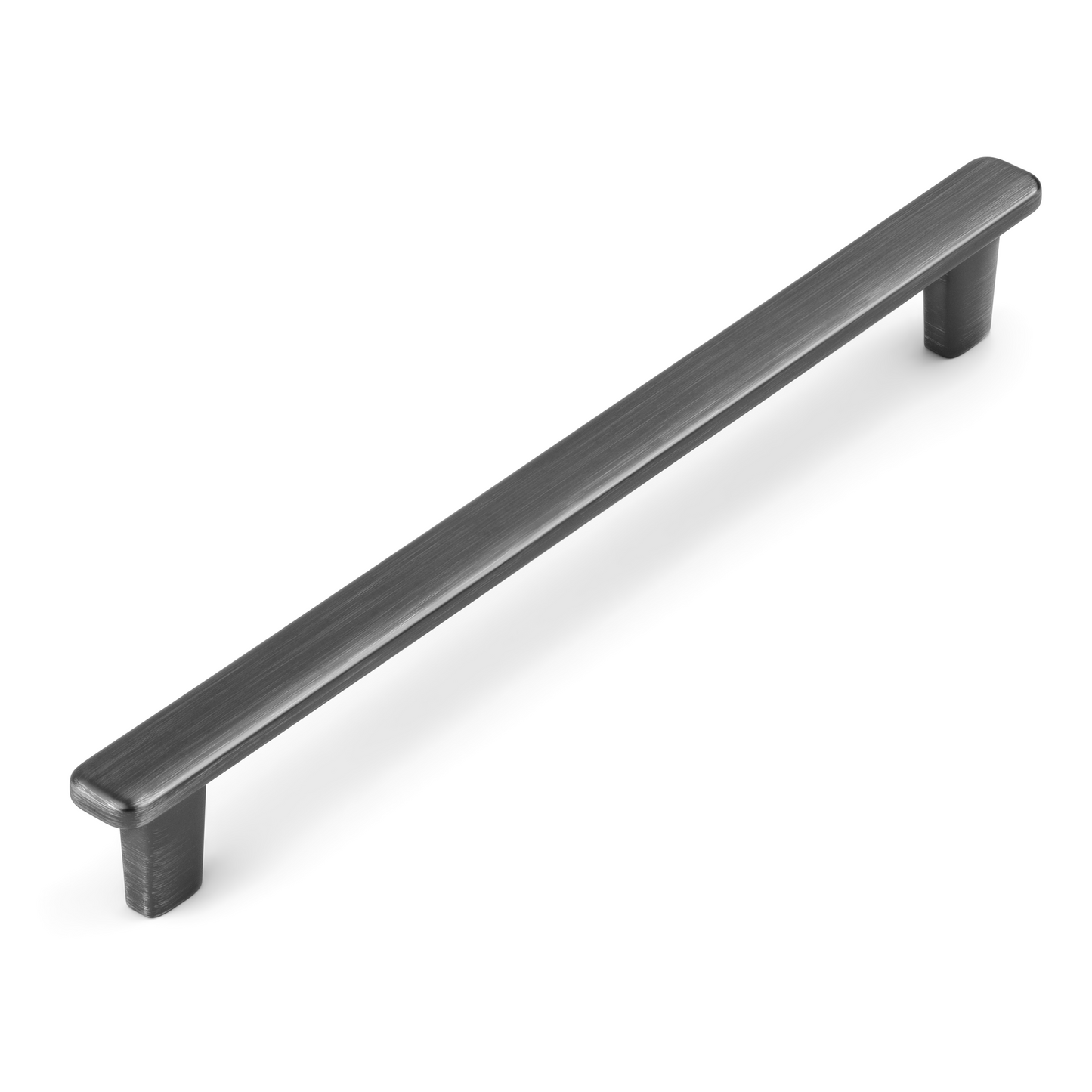 Modern Curved Edge Flat Bar Pull HESTIA HARDWARE
