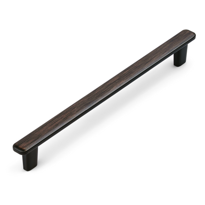 Modern Curved Edge Flat Bar Pull HESTIA HARDWARE