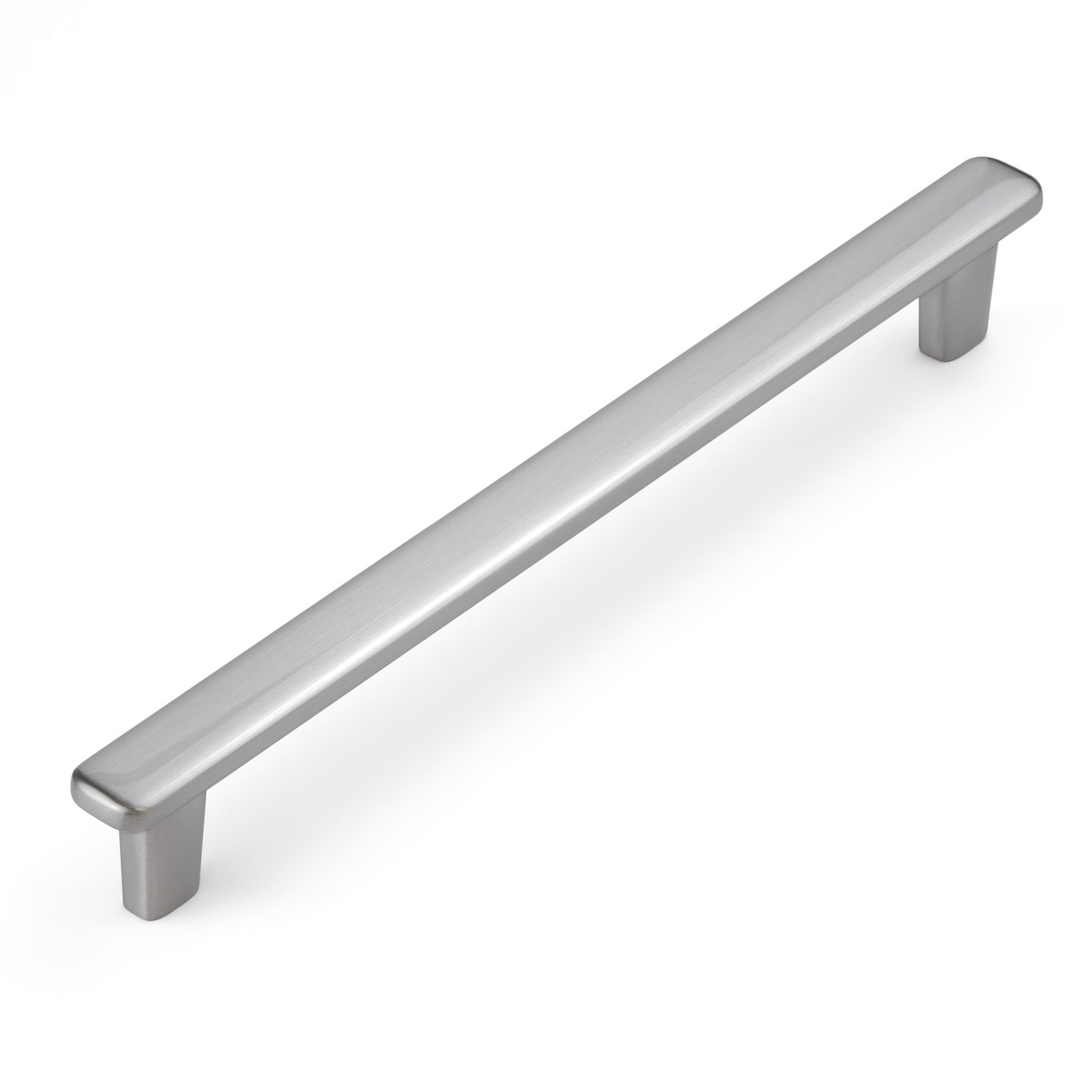 Modern Curved Edge Flat Bar Pull HESTIA HARDWARE