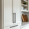 Modern Curved Edge Flat Bar Pull