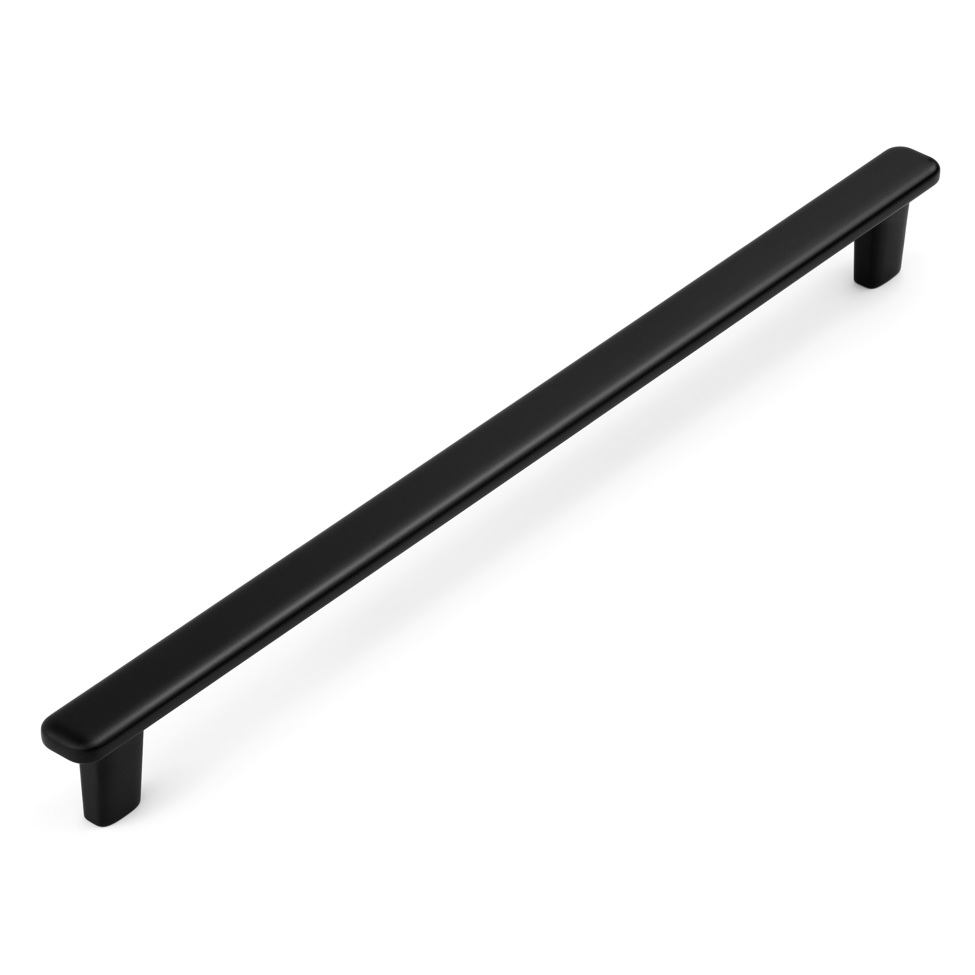 Modern Curved Edge Flat Bar Pull HESTIA HARDWARE