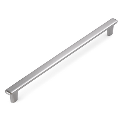 Modern Curved Edge Flat Bar Pull HESTIA HARDWARE
