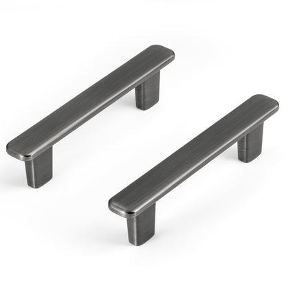 Modern Curved Edge Flat Bar Pull HESTIA HARDWARE