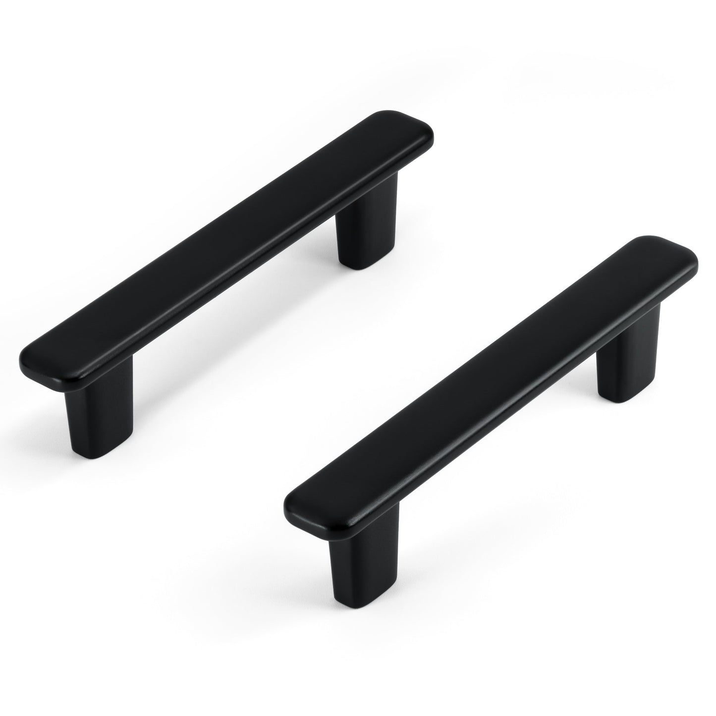 Modern Curved Edge Flat Bar Pull HESTIA HARDWARE