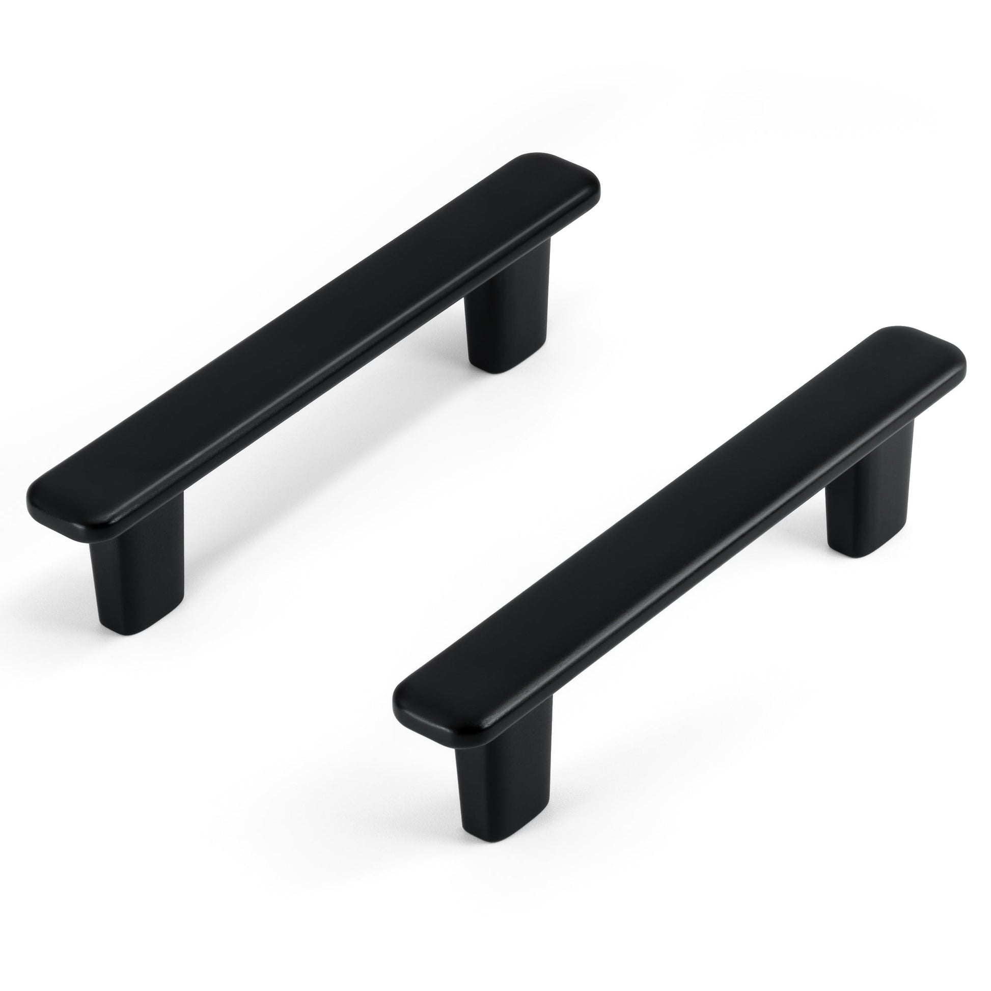 Modern Curved Edge Flat Bar Pull HESTIA HARDWARE