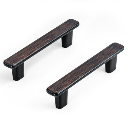 Modern Curved Edge Flat Bar Pull HESTIA HARDWARE