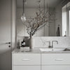 Modern Curved Edge Flat Bar Pull
