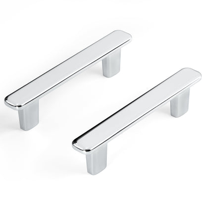 Modern Curved Edge Flat Bar Pull HESTIA HARDWARE