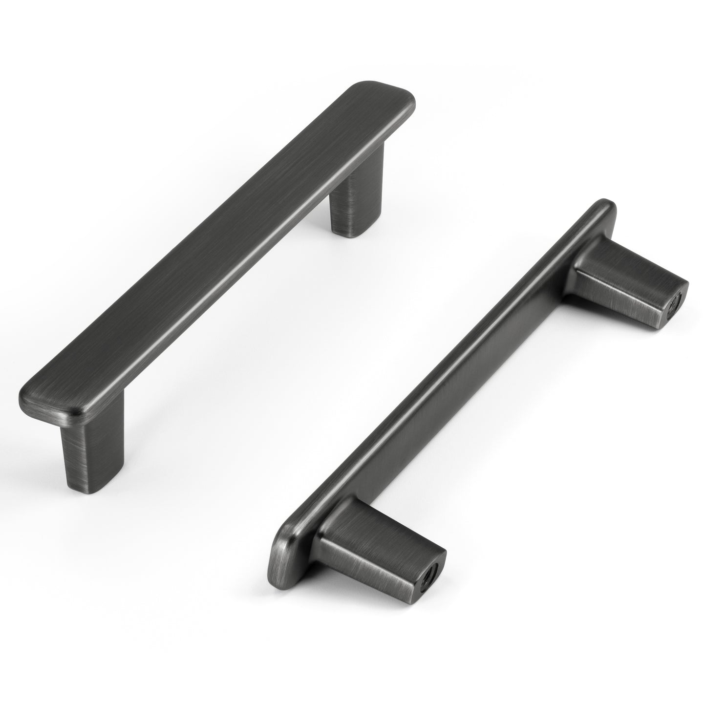 Modern Curved Edge Flat Bar Pull HESTIA HARDWARE