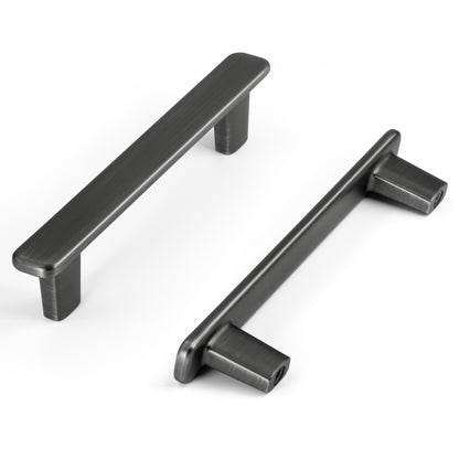 Modern Curved Edge Flat Bar Pull HESTIA HARDWARE