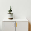Modern Curved Edge Flat Bar Pull