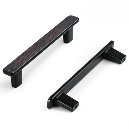 Modern Curved Edge Flat Bar Pull HESTIA HARDWARE