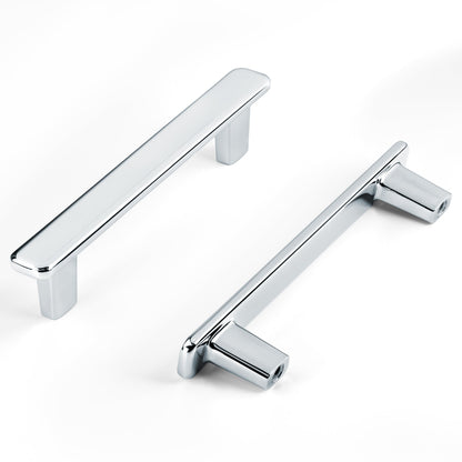 Modern Curved Edge Flat Bar Pull HESTIA HARDWARE