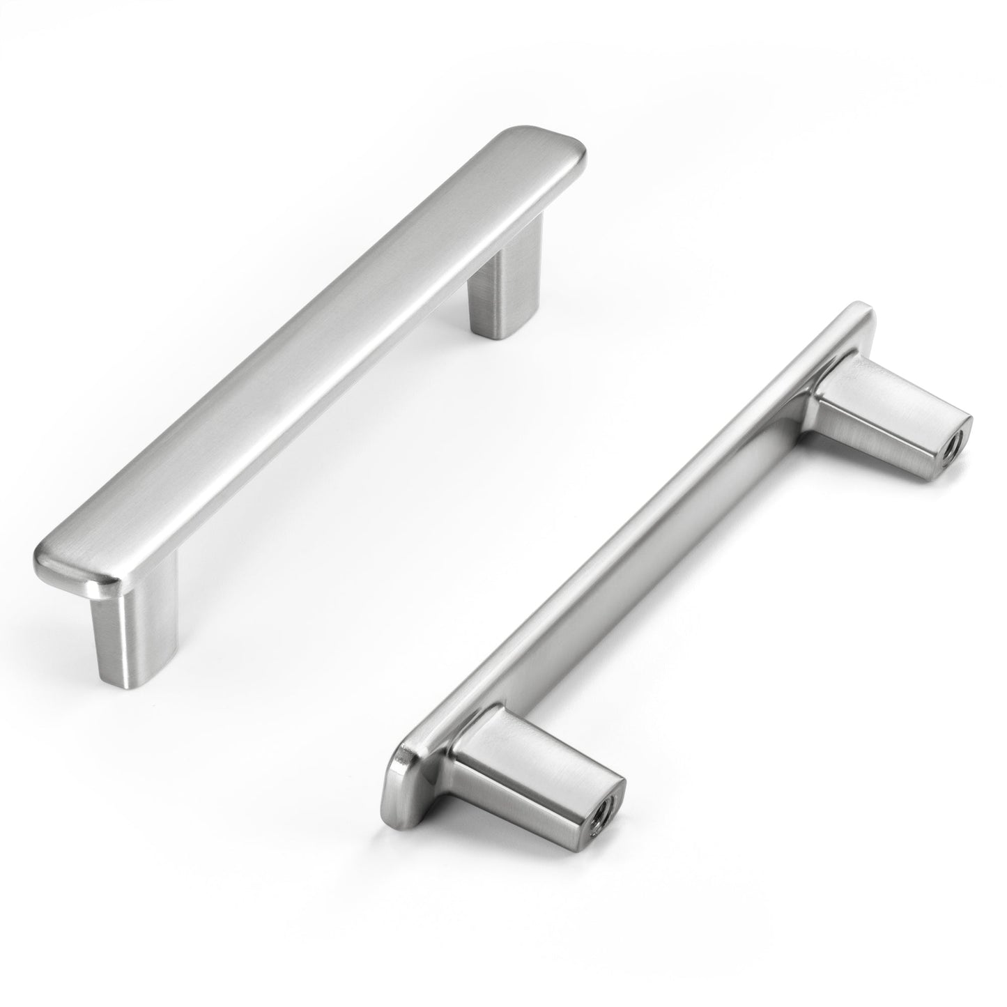 Modern Curved Edge Flat Bar Pull HESTIA HARDWARE
