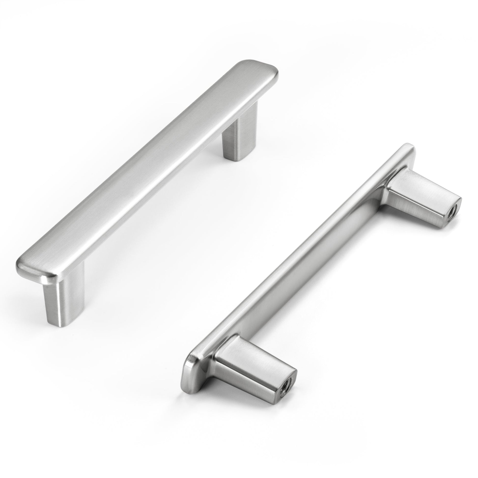 Modern Curved Edge Flat Bar Pull HESTIA HARDWARE