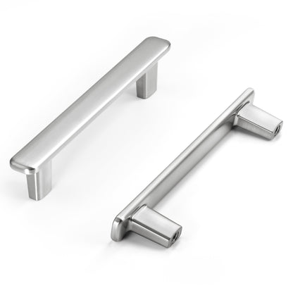 Modern Curved Edge Flat Bar Pull HESTIA HARDWARE