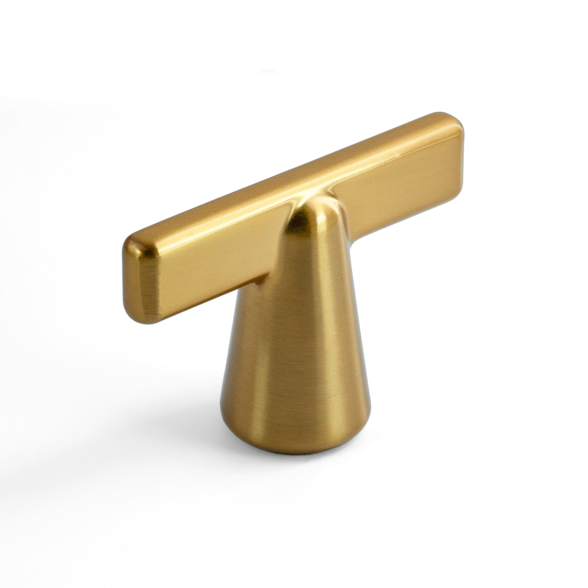 Cone Shape Modern Single T Cabinet Pulls HESTIA HARDWARE