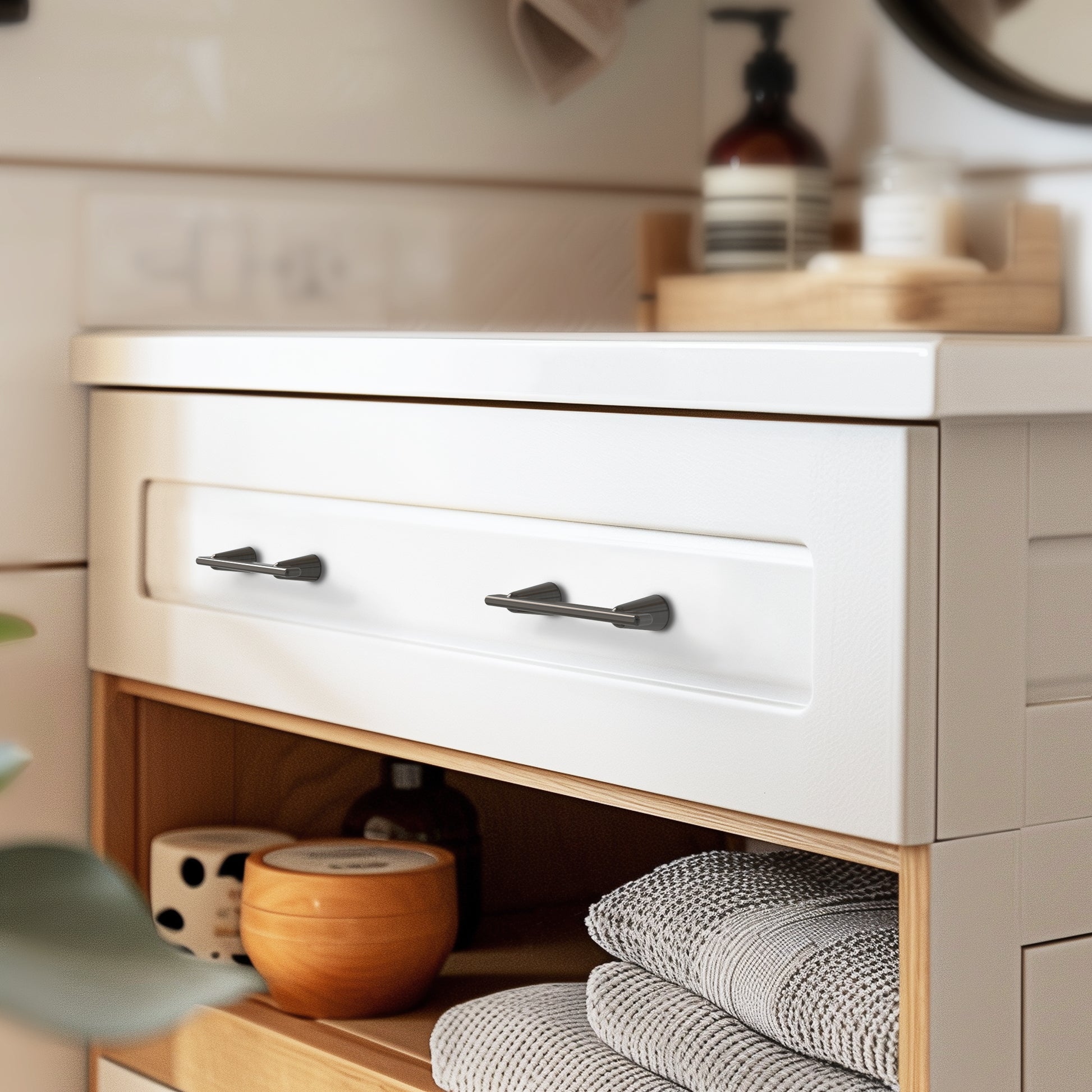 Cone Shape Modern Cabinet Bar Pull HESTIA HARDWARE Cabinet Pulls