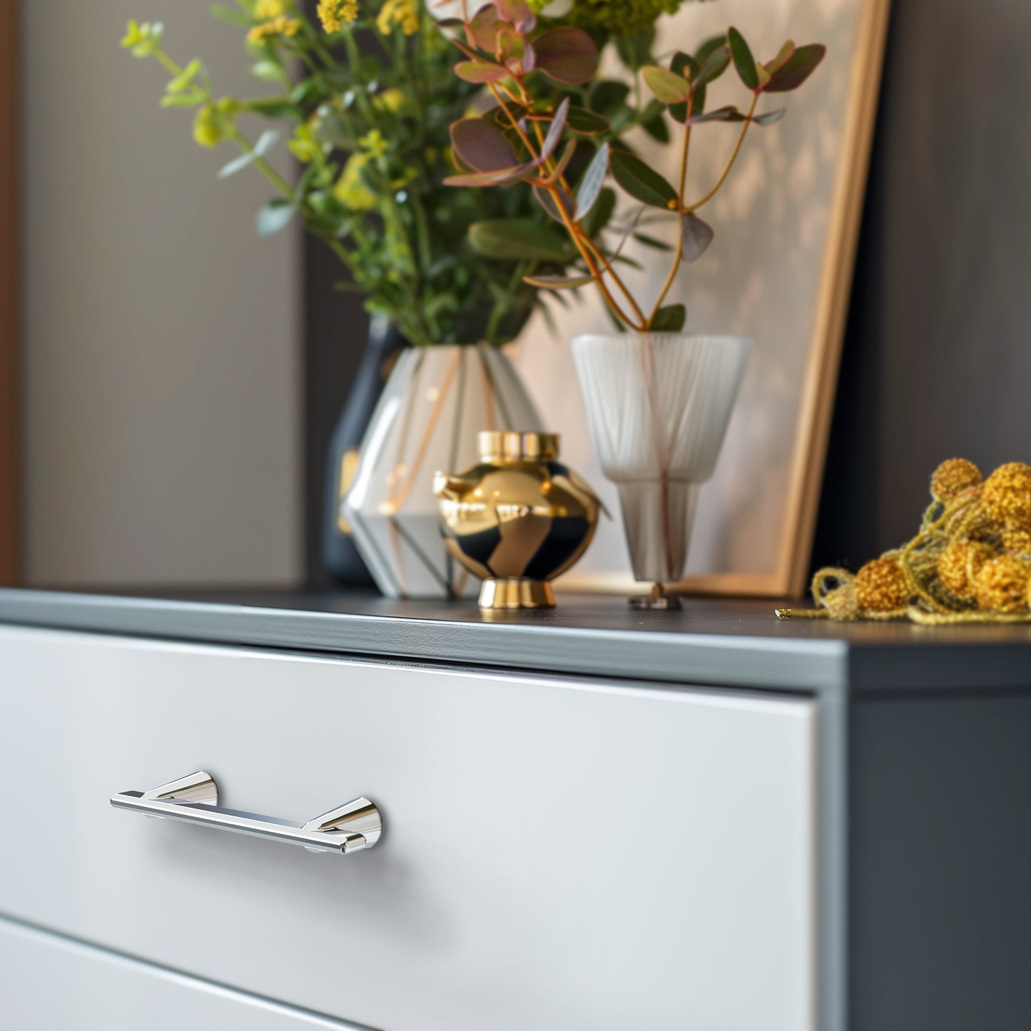 Cone Shape Modern Cabinet Bar Pull HESTIA HARDWARE Cabinet Pulls