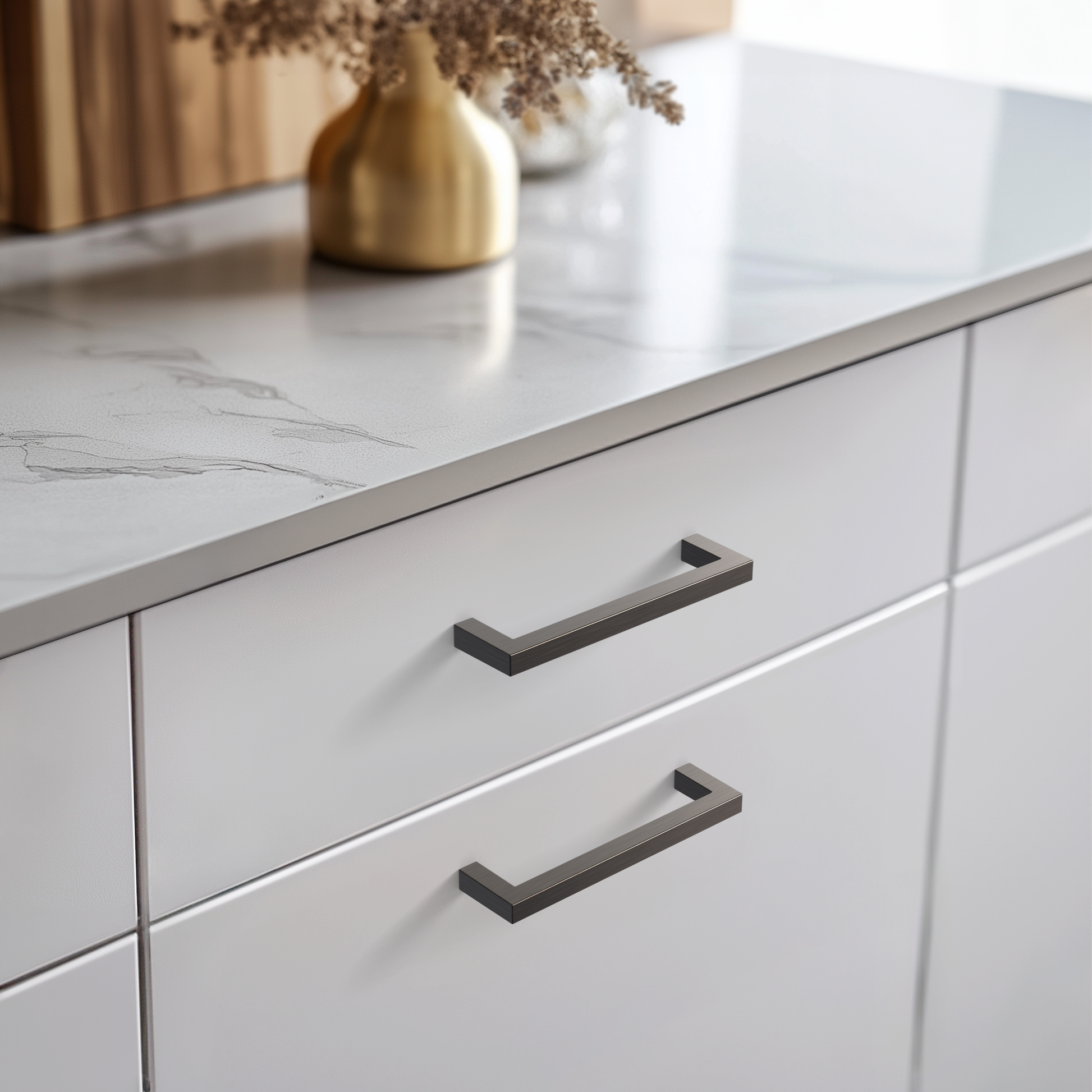 Modern Square Cabinet Handle Island Universe Hardware Inc.