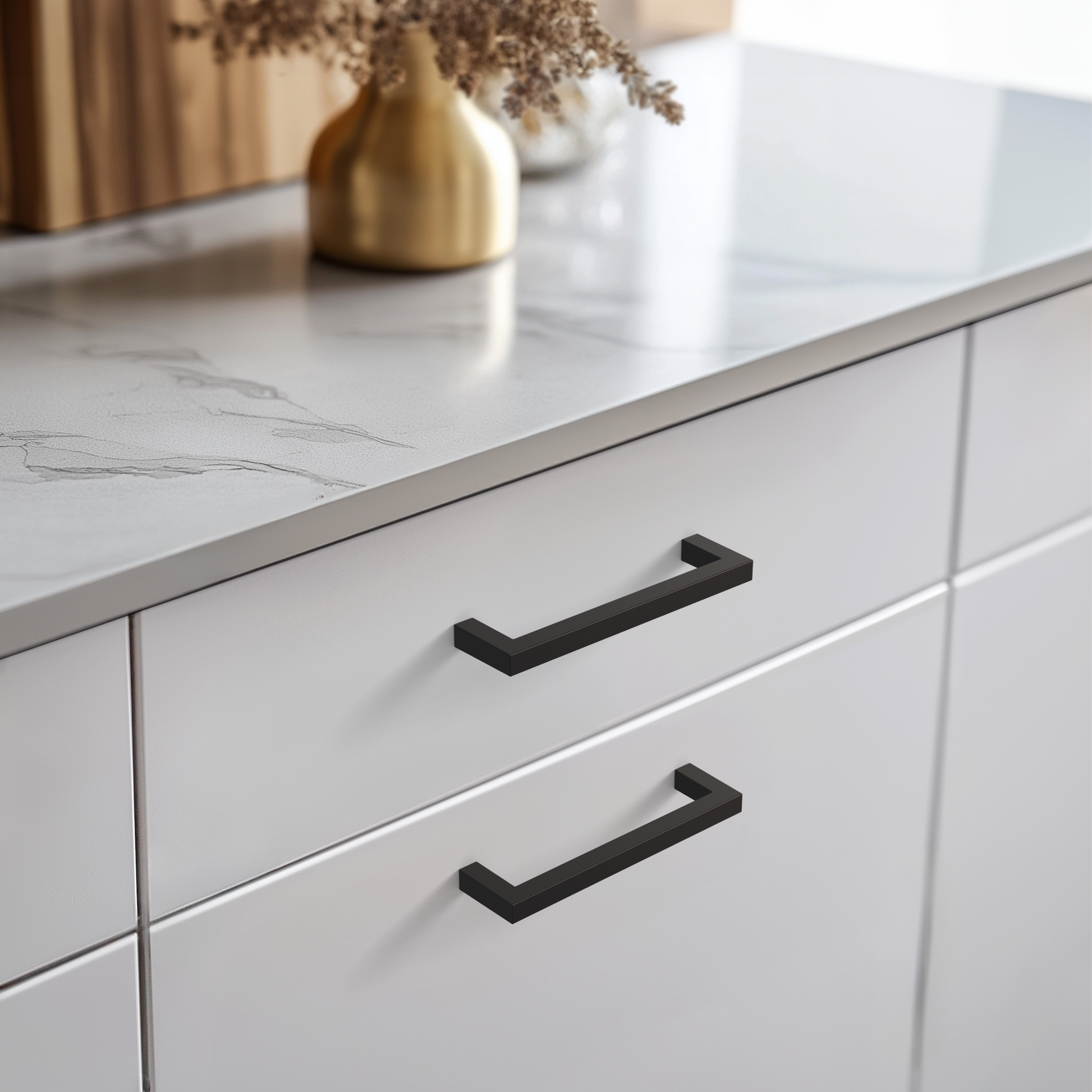 Modern Square Cabinet Handle Island Universe Hardware Inc.