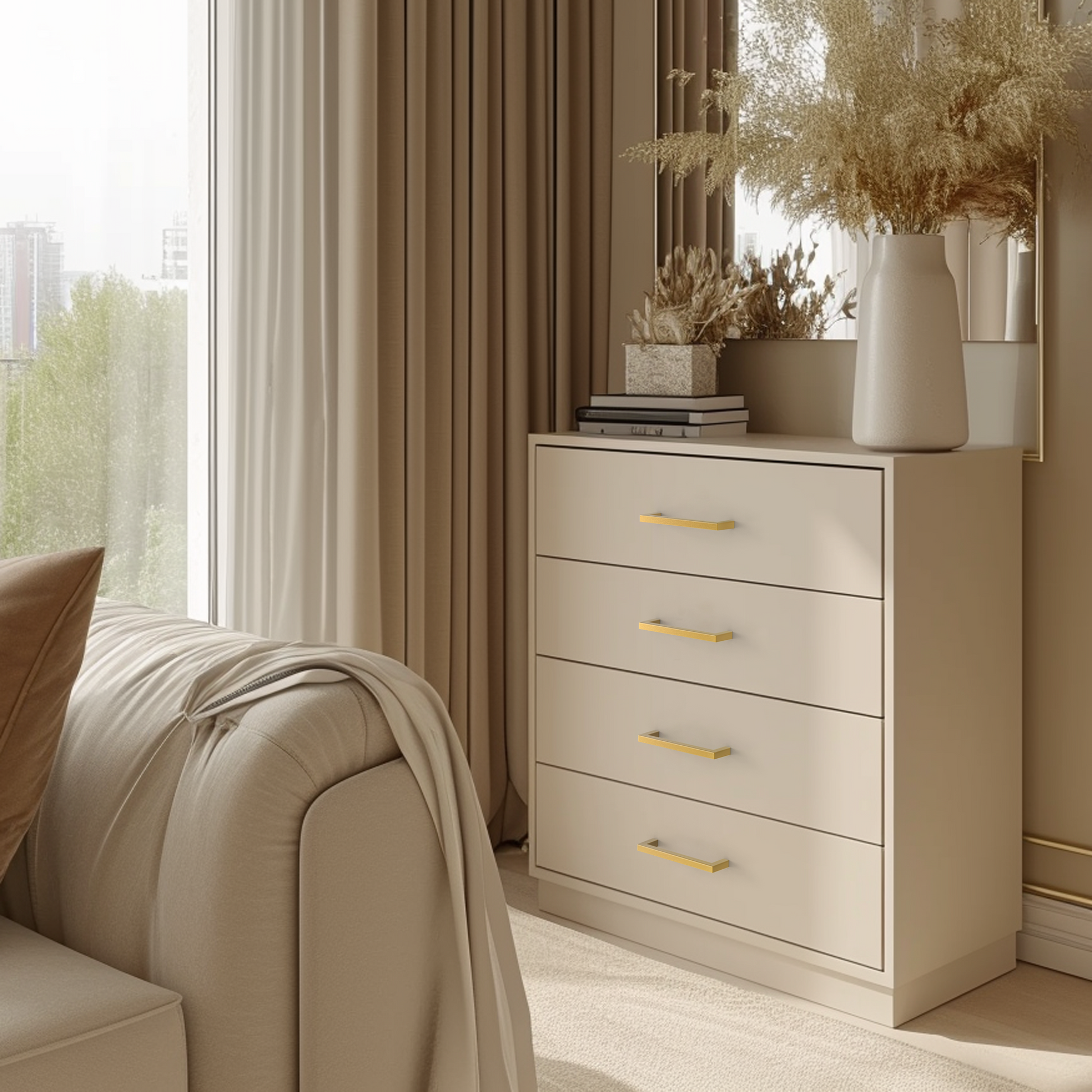 Modern Square Cabinet Handle Island Universe Hardware Inc.