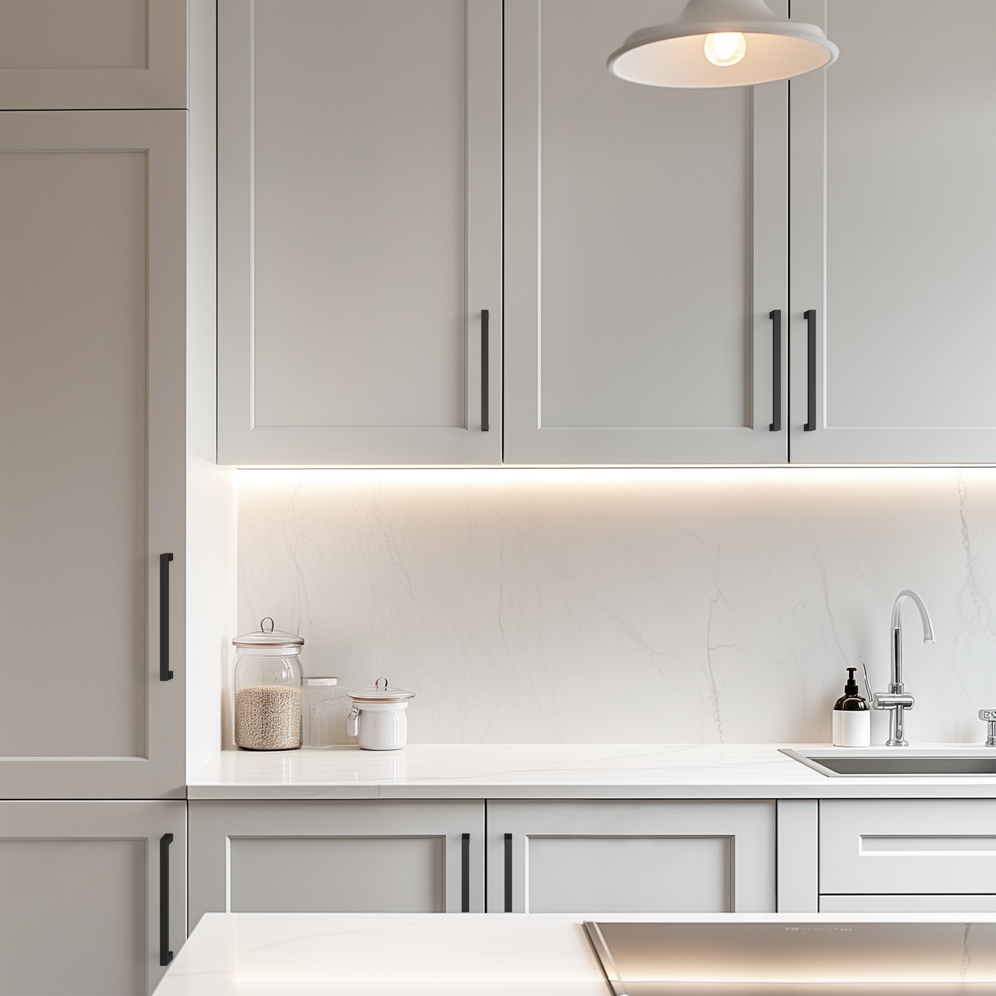 Modern Square Cabinet Handle Island Universe Hardware Inc.