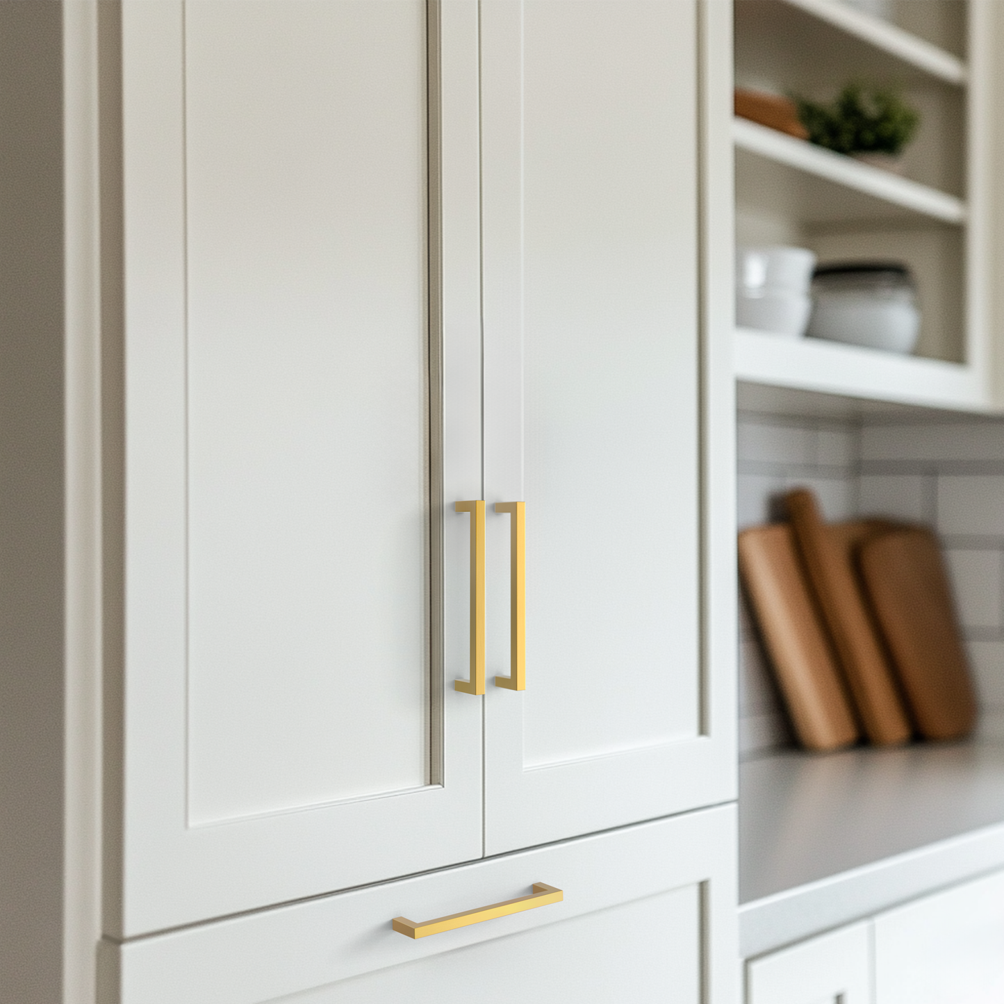 Modern Square Cabinet Handle Island Universe Hardware Inc.