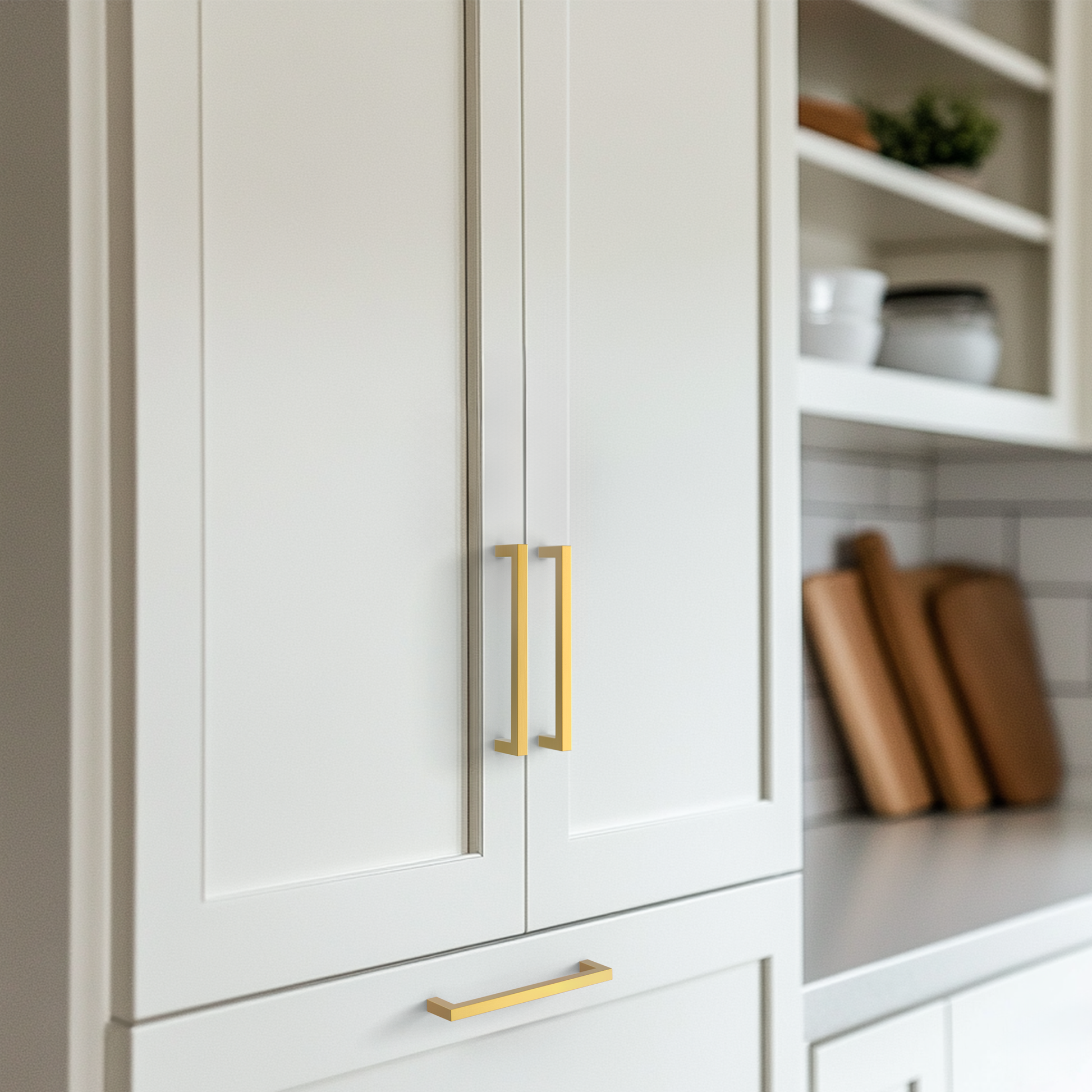 Modern Square Cabinet Handle Island Universe Hardware Inc.