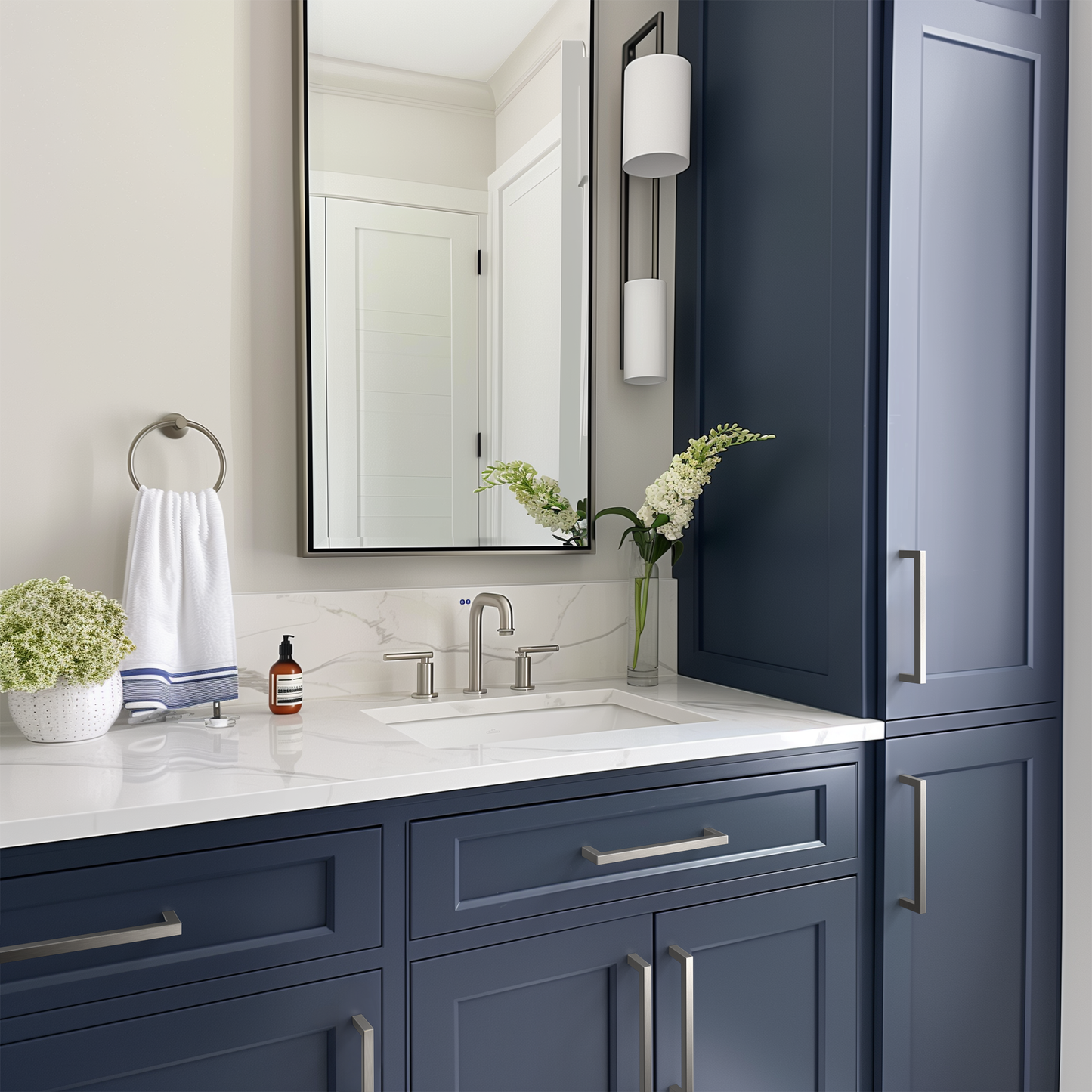 Modern Square Cabinet Handle Island Universe Hardware Inc.