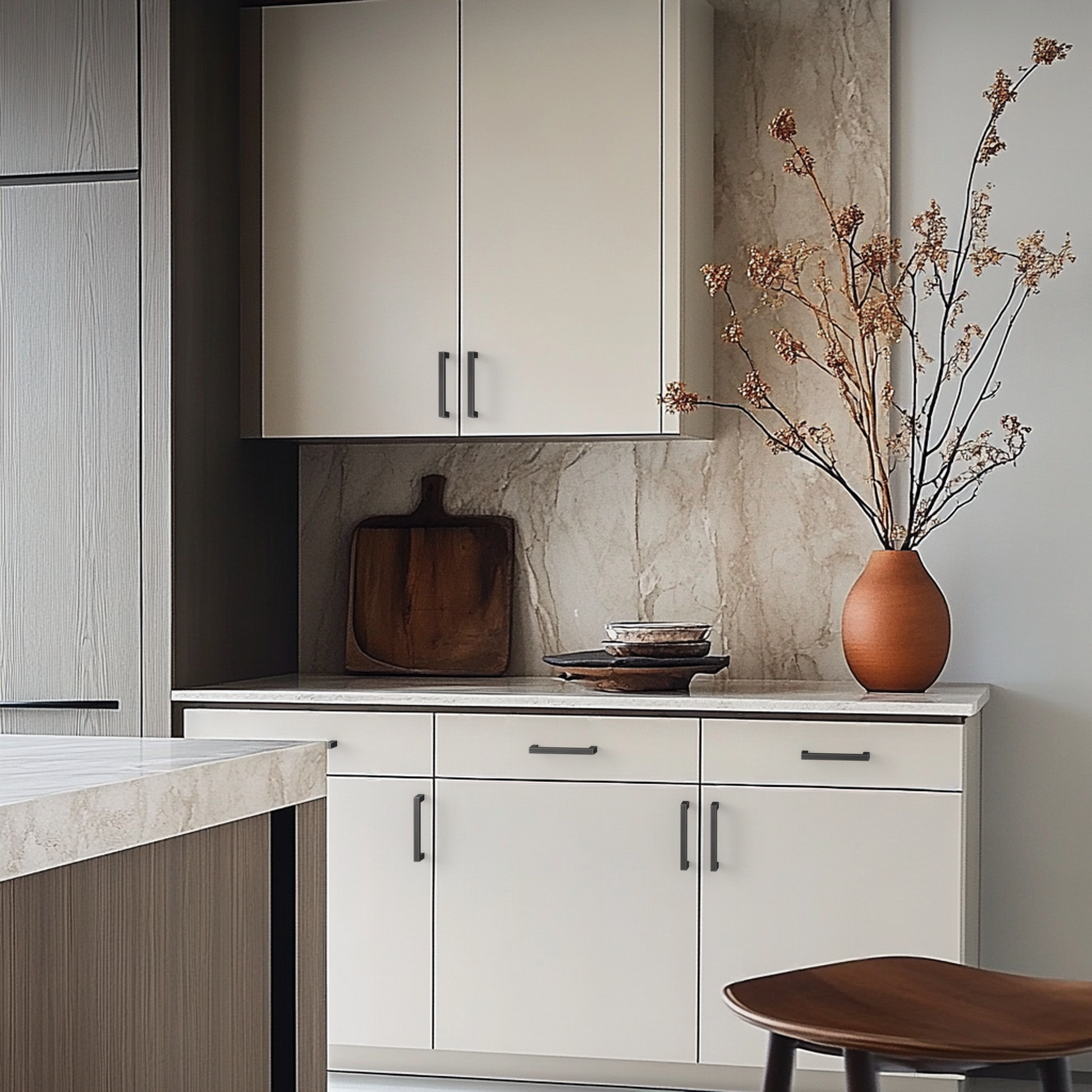 Modern Square Cabinet Handle Island Universe Hardware Inc.