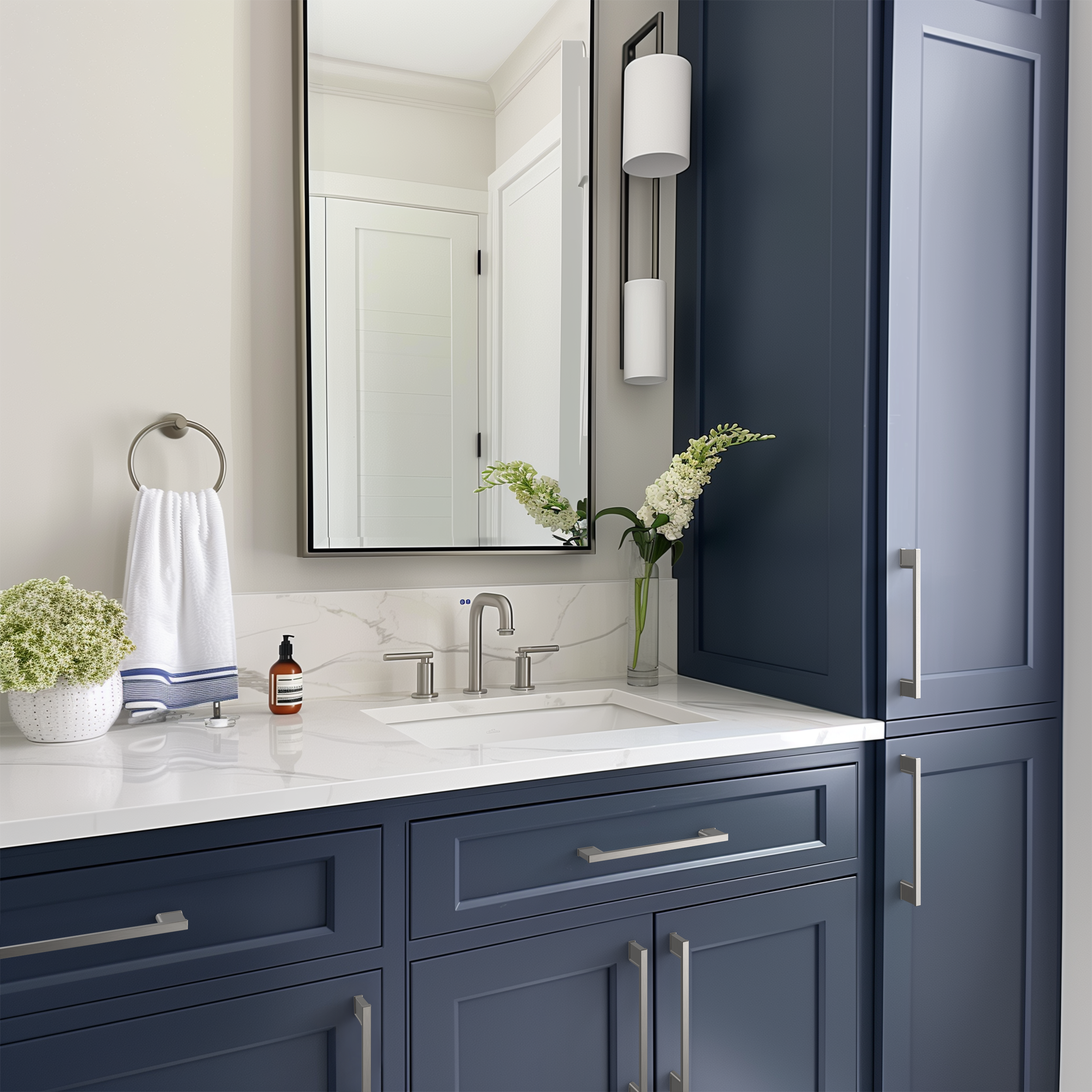 New Slim Square Cabinet Handles